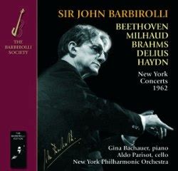 Sir John Barbirolli New York Concerts Barbirolli Society Sjb