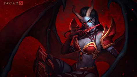 Queen Of Pain Hd Wallpaper Dota 2 Ambiance