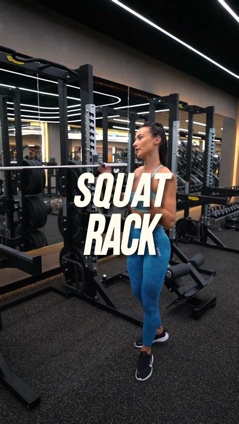 How To Safely Use A Squat Rack Lower Workout Glutes Workout Squat