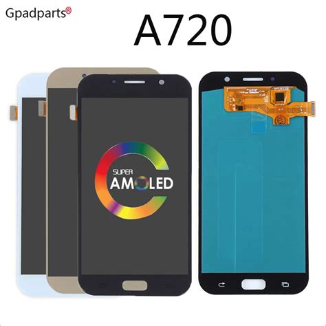 5 7inch AMOLED LCD For Samsung Galaxy A7 2017 Lcd A720 A720F A720M