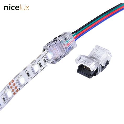 Pcs Rgb Led Strip Connector Pin Mm Colorful Led Rgb Tape