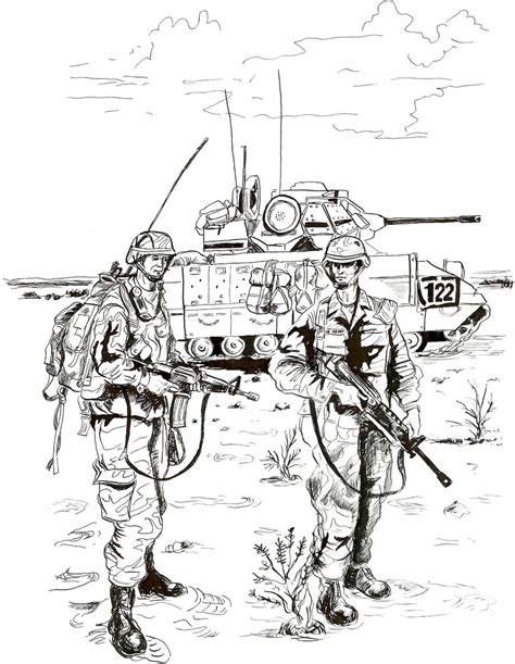 American Soldiers Gulf War 1991 By Stcyr74 On Deviantart