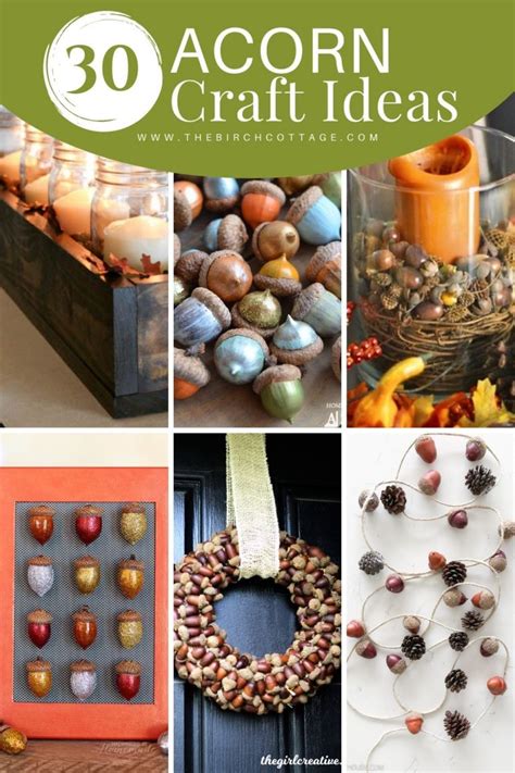 30 Acorn Craft Ideas The Birch Cottage