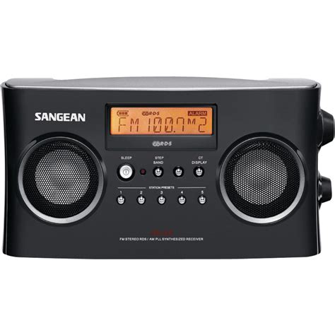 Sangean Pr D5 Bk Digital Portable Stereo Receiver