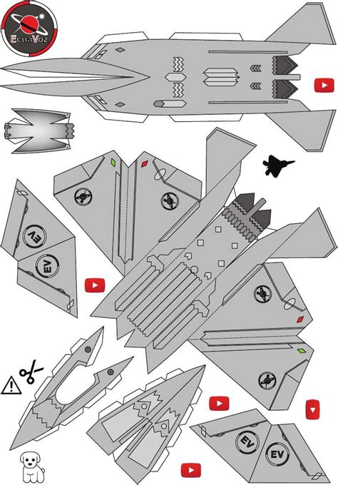 4d Paper Airplane Model Kit Paper Airplane Template Artofit