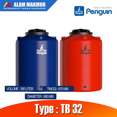 Jual Toren Air Penguin Tb L Tangki Air Anti Lumut Dan Anti