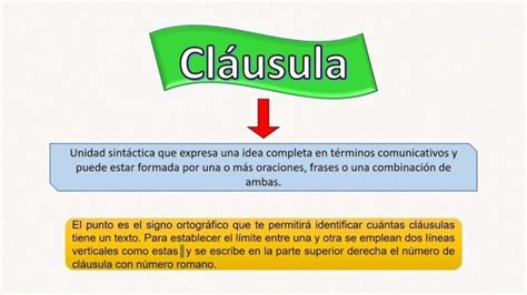 Cláusula Qué Es Definición Y Concepto