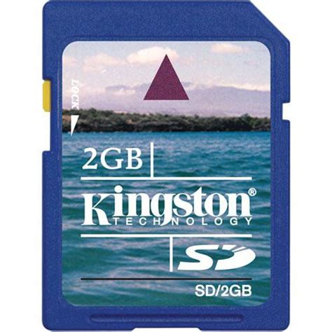 Kingston 2GB SD Memory Card SD/2GB B&H Photo Video