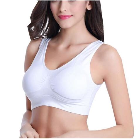 Sasaquoy Brassiere Lingerie Soutien Gorge De Sport Yoga R Glable Sans