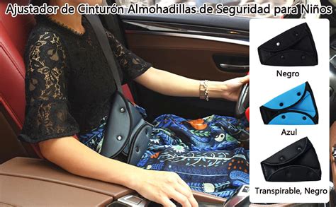 Ajustador De Cintur N Almohadillas De Seguridad Para Ni Os Firme Auto