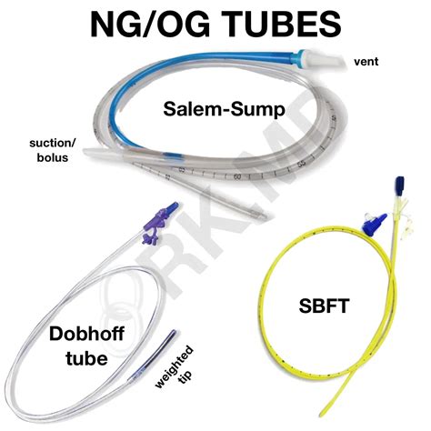 Common Types Of Adult Nasogastric Tubes Ngts Rk Md