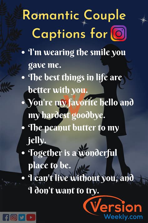 150 Best Instagram Captions For Couples Cute Ig Couple Captions Romantic Couple Quotes For