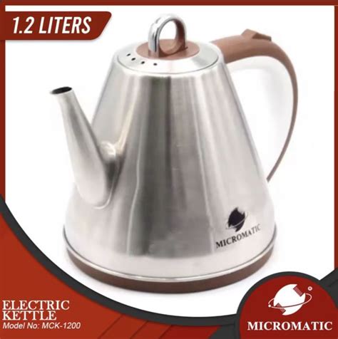 Micromatic MCK-1200 1.2L Electric Kettle | Lazada PH