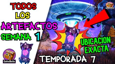 Todos Los Artefactos Alienigenas De La Semana Fortnite Artefactos