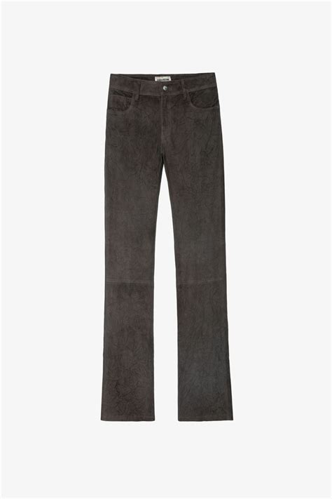 Priva Trousers Pants Grey Women Zadig Voltaire