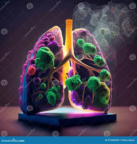 A Model Of Human Lung Disease Lung Cancer And Lung Generative Ai Stock