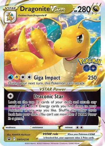 Carta Pok Mon Dragonite V Astro Pokemon Go Mercadolivre