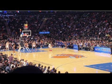 Knicks Game At Madison Square Garden YouTube