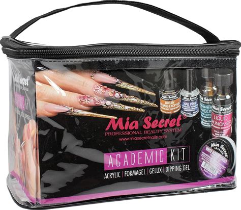 Mia Secret Kit de uñas académicas profesional para acrílico Formagel