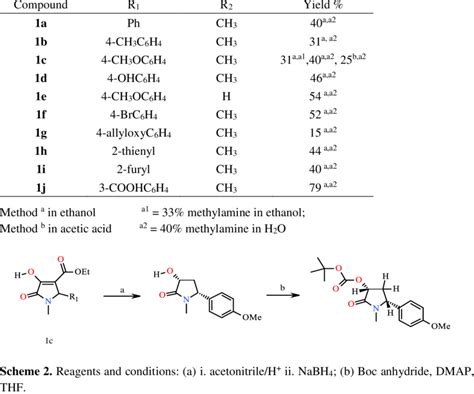 Structure And Yield Of The 2 3 Dioxo 5 Hetero Arylpyrrolidines Download Scientific Diagram