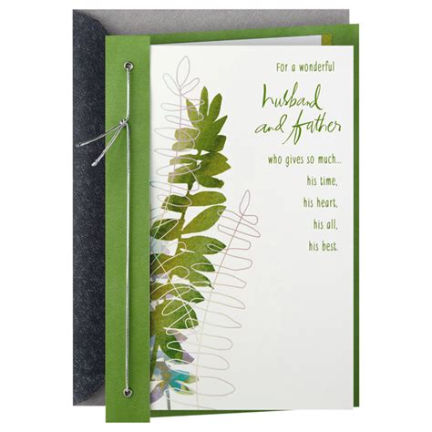 Save On Hallmark Fathers Day Card For Husband A Wonderful Husband