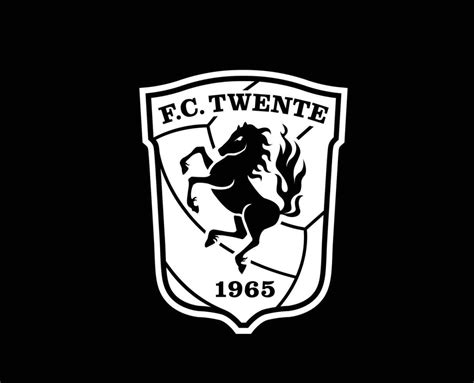 Twente Club Logo Symbol White Netherlands Eredivisie League Football Abstract Design Vector