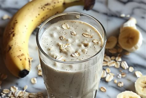 Oatmeal Banana Smoothie Ezyfoodies