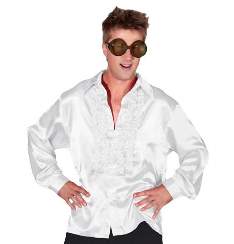 Chemise Homme Disco T Blanche Costume Adulte Le Roi De La F Te