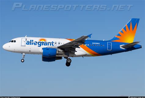 N309nv Allegiant Air Airbus A319 111 Photo By Wolfgang Kaiser Id