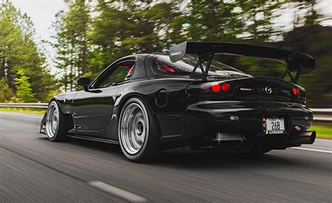 Impressive Black Mazda Rx7 Fd3s On Road Autos