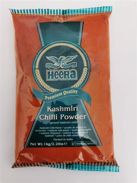 HEERA KASHMIRI CHILLI POWDER 1KG P B P B Myspiceshop Co Uk