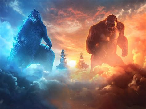 1600x1200 Godzilla Vs Kong 4k Wallpaper 1600x1200 Resolution Hd 4k