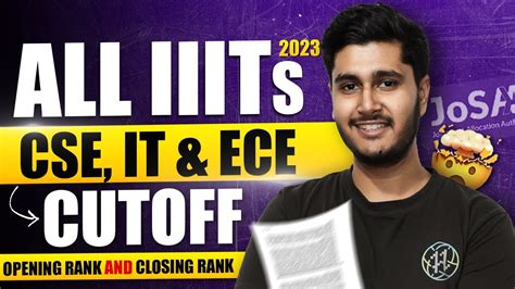 Jee Mains All Iiits Cut Off Cse It Ece Branch Iiits At