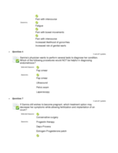 Solution Ma Bsc Rasmussen Mod Anatomy Dysmenorrhea Case Study