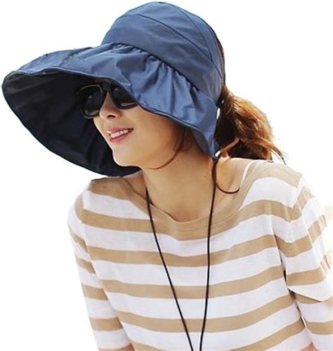 Jlmmen Summer Floppy Big Brim Lace Beach Cap Upf Waterproof Fishing