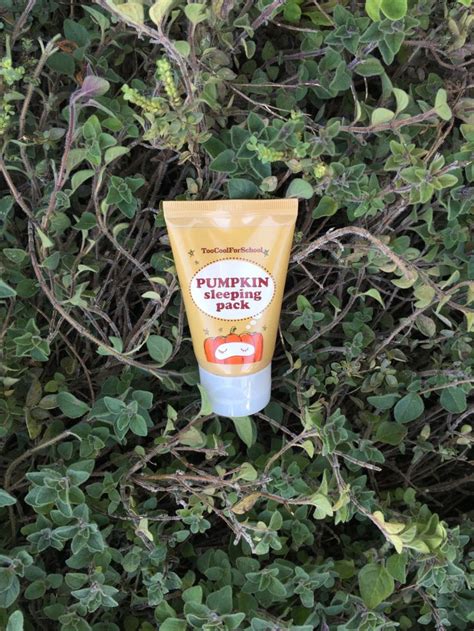 Too Cool for School Pumpkin Sleeping Mask Review | Too cool for school ...