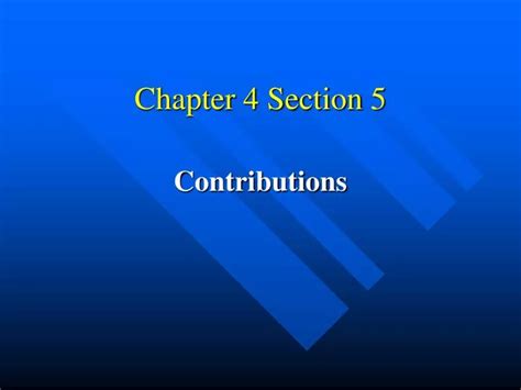 Ppt Chapter 4 Section 5 Powerpoint Presentation Free Download Id