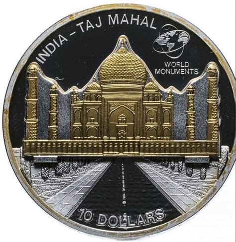 Cook Islands Dollars Km World Monuments Taj Mahal