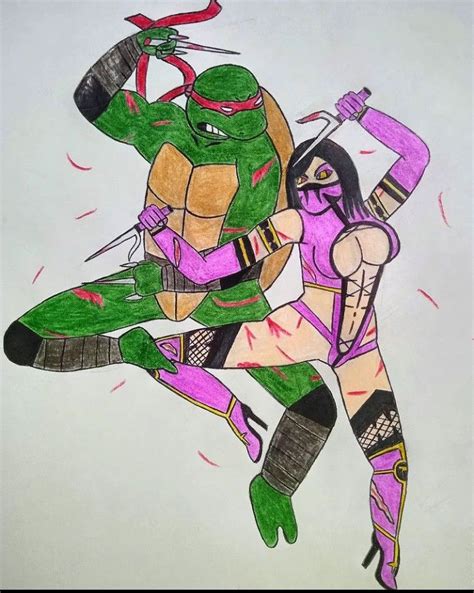 Raphael Vs Mileena Fan Art Character Raphael