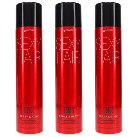 Sexy Hair Big Sexy Hair Spray And Play Volumizing Hairspray 10 Oz 3 Pack Lala Daisy