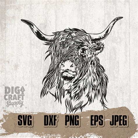 Highland Cow Svg Cut File