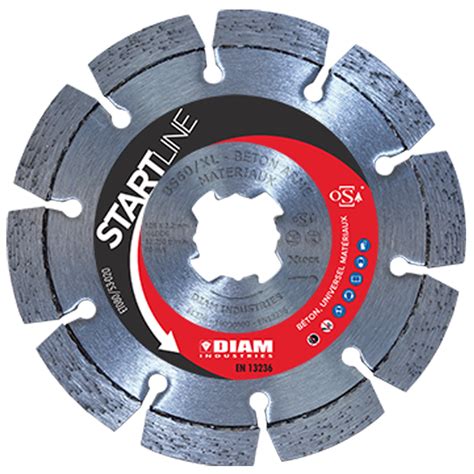 Disque Diamant Start Line B Ton Brique Mm X Lock Diam Industries