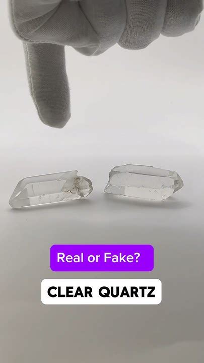 How To Tell If My Clear Quartz Crystals Are Real Or Fake Fakecrystals Clearquartz