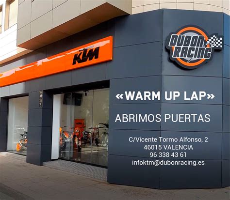 WARM UP LAP ABRIMOS PUERTAS KTM DUBON VALENCIA