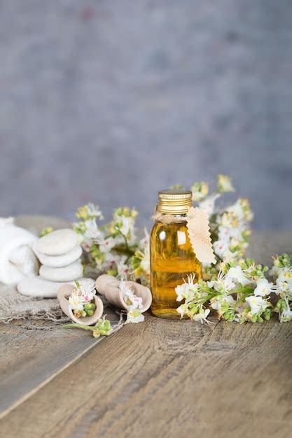 Premium Photo Glass Bottle Of Horse Chestnut Oil Extract Closeup