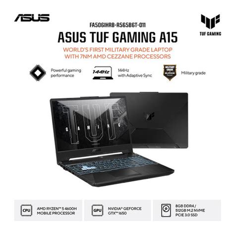 Jual Asus Tuf Gaming A Fa Ihrb R B T O R H Gtx V G