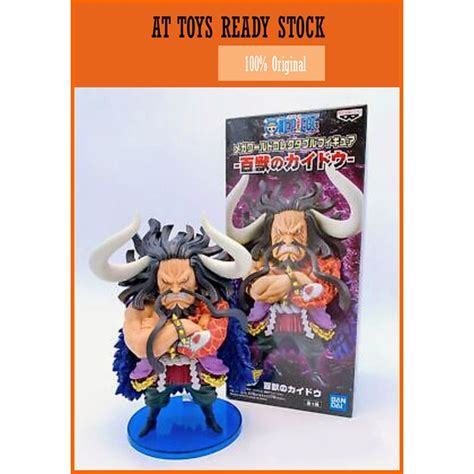 ORIGINAL BANPRESTO ONE PIECE MEGA WORLD COLLECTABLE FIGURE KAIDO OF