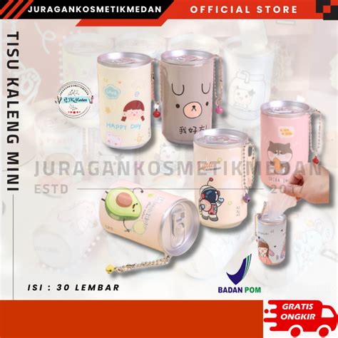 Jual Tisu Basah Kaleng Isi Lembar Kreatif Lucu Kaleng Portabel Mini