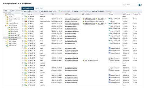 IP Address Tracker - IP Tracker (Free Trial) | SolarWinds