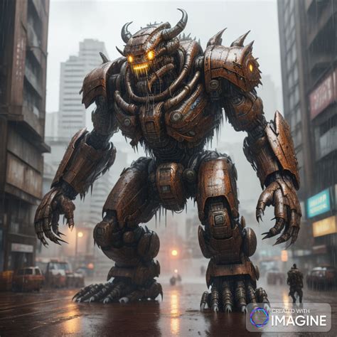 Rusted mechanized monster by Mastercaleb37 on DeviantArt